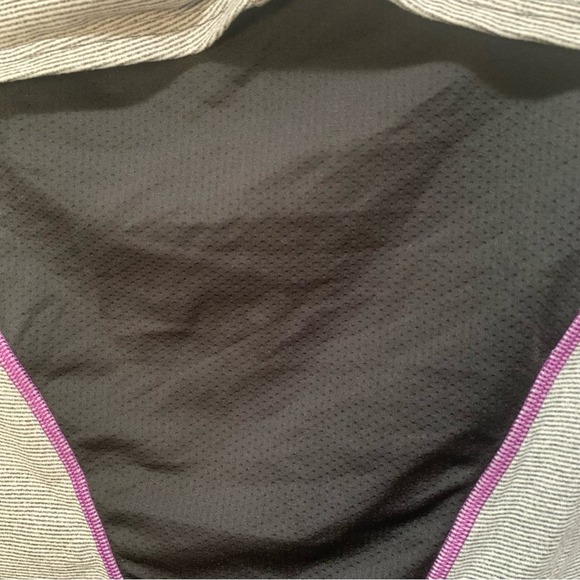 Lucy Tech Gray and Purple Long Sleeve Active Wear Ruched Top Size Extra Small - Picture 10 of 12